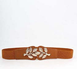 Markadoro Elastic Women's Brown Belt