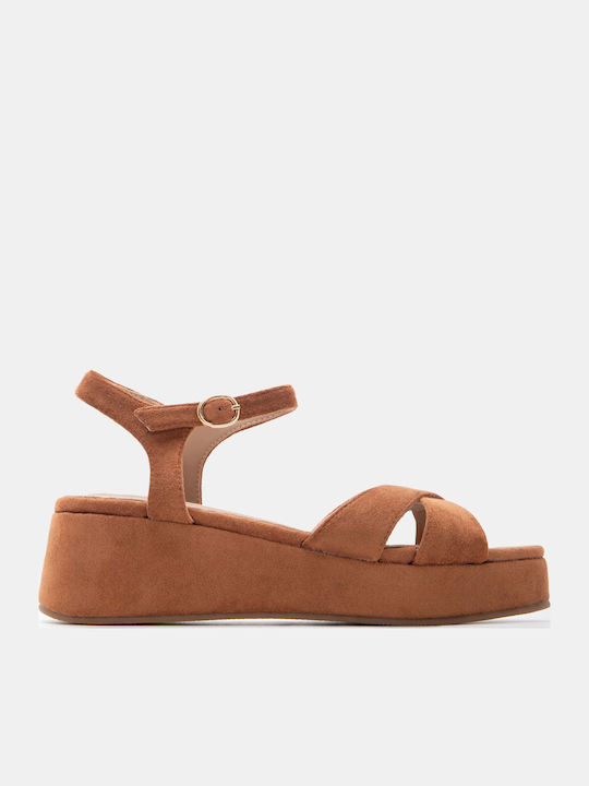 Luigi Women's Brown Summer Platforms