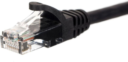 Patchkabel Rj45 Netrack Molded Boot Cat 5e U/UTP 5m Schwarz