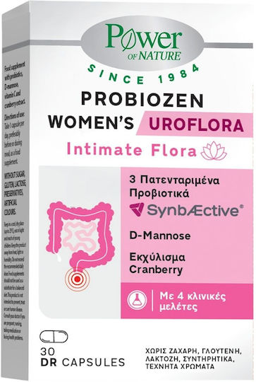 Power Health Probiozen Women's Uroflora Supplement with Probiotics 30 Capsules