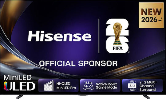 Hisense Smart Fernseher 100" 4K Ultra HD Mini-LED U7S Pro HDR (2026) 100U7S