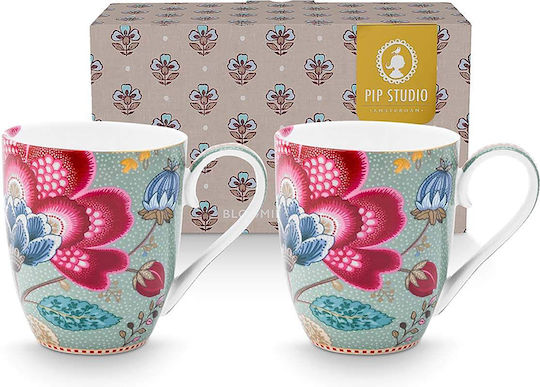 PiP Studio Blooming Tales Fantasy Керамична Чаша Синя 200ml 2 бр