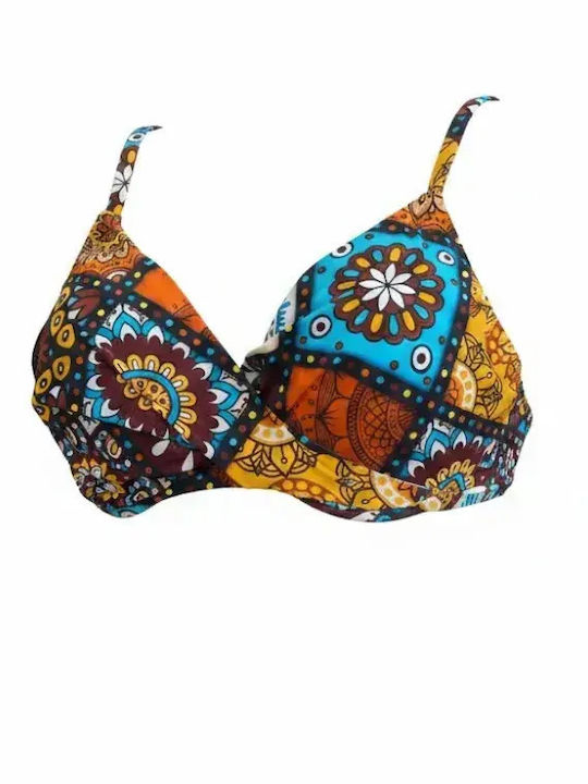 Bikini Set High Waist Orange 5144.Brown