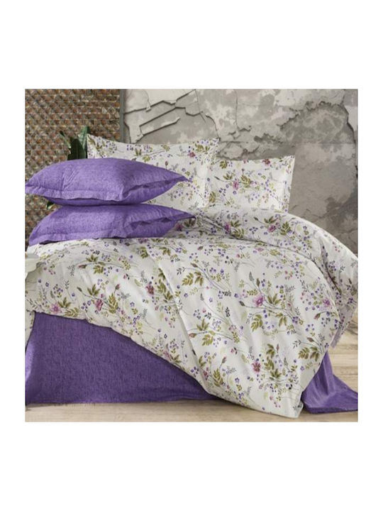 MayHome Σετ Πάπλωμα King Size 260x240εκ. Floral