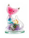 La Belle Maison Decorative Cat Figure Made of Glass D2046 9x5.5x14cm