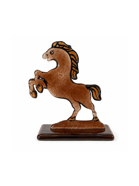 La Belle Maison Decorative Glass Horse D0647 13x5.5x16cm