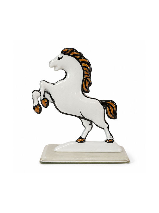 La Belle Maison Decorative Glass Horse D0647-1 13x5.5x16cm