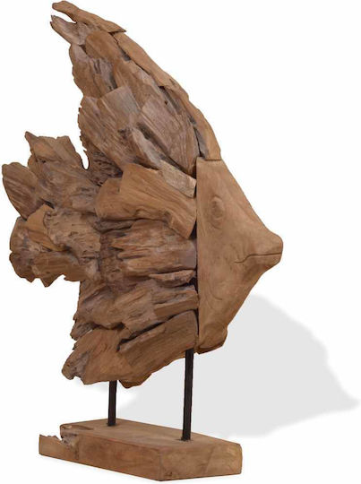 vidaXL Decorative Animal Figure Made of Wood 40x12x57cm