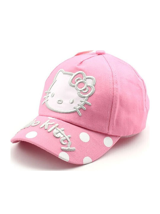Kids' Hat Jockey Fabric Sunscreen Protection Pink