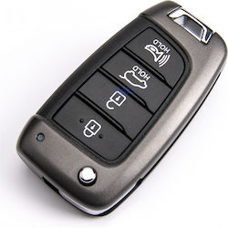 Hyundai Santa Fe Accent Klappbares Autoschlüsselgehäuse 4 Tasten