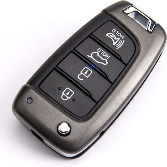 Κέλυφος Αναδιπλούμενου Κλειδιού Hyundai Santa Fe Accent 4 Κουμπιά