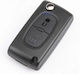 Κέλυφος Αναδιπλούμενου Κλειδιού Peugeot 207 308 508 5008 Boxer 2 Κουμπιά Hu83 Va2