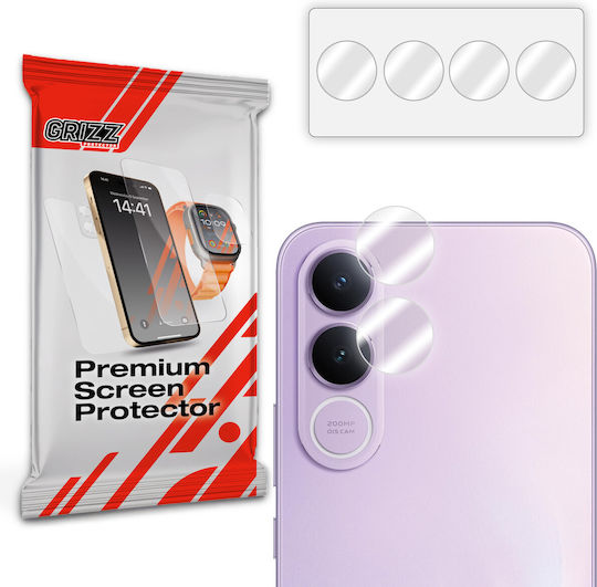 Set 2 Grizzglass Hybridglass Camera Lens Protectors Compatible Vivo V70 Fe Transparent