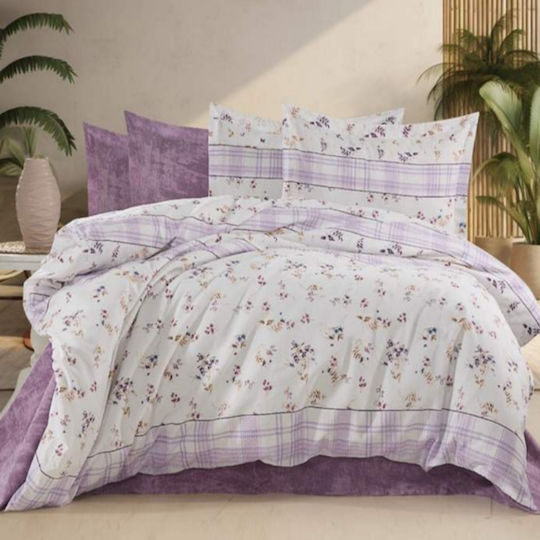 MayHome MayHome Coverlet Set Single Cotton & Polyester Floral 160x240cm