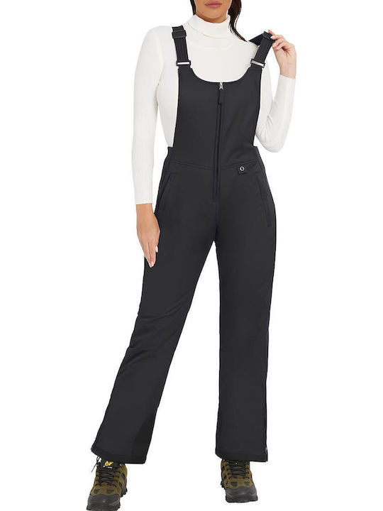 Resteq Damen Ski- und Snowboardhose Schwarz