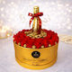 Eternal Love – Casetă Cadou Romantică 43 Trandafiri Săpun Bottega Gold Prosecco