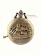 SP Souliotis Men's Gold Battery Pocket Watch