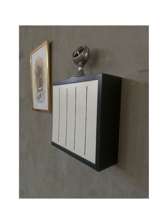 Ντουλάπι Τοίχου Γκρι 39x11x11εκ.