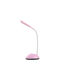 LED Iluminat de Birou cu Braț Flexibil în Culoare Roz