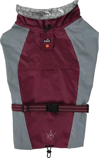 Zolux Windproof Red Dog Coat With 70 cm Back Length