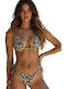 Set Bikini Animal Print Καφέ