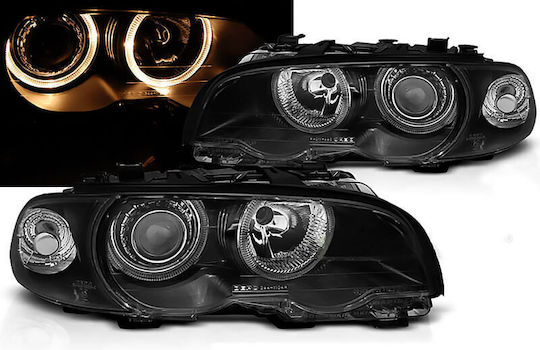 Depo Front Light Angel Eyes for Bmw E46 Mini Cabrio 99-03