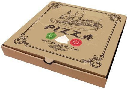 Ready Pizza-Box 22x22x4,2cm 22x22x4,2/PZ-BR
