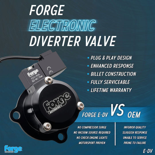 Forge Motorsport Electric Car Blow Off Valve for Renault Megane Clio