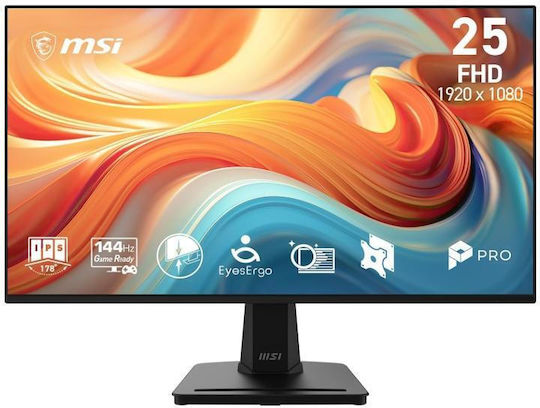 MSI Pro MP251 E14L IPS HDR Gaming Monitor 24.5" FHD 1920x1080 144Hz with 4ms GTG Response Time