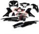 Σετ Πλαστικά Μοτοσυκλέτας για Yamaha Crypton-X 135 Μαύρο