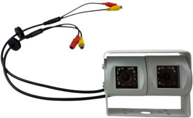 Dual Reverse Camera Truck Bus or Caravan Waterproof Cover Night IR Function