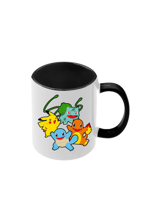Κούπα Pokemon Μαύρη Λαβή Εσωτερικό