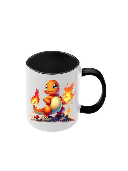 Κούπα Pokemon Μαύρη Λαβή Εσωτερικό