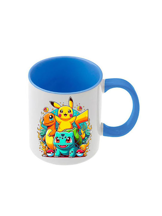Κούπα Pokemon Γαλάζια Λαβή Εσωτερικό