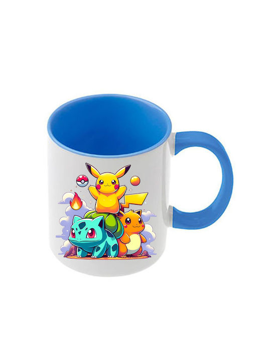 Κούπα Pokemon Γαλάζια Λαβή Εσωτερικό