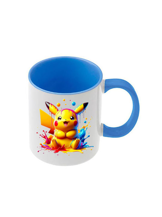 Κούπα Pokemon Γαλάζια Λαβή Εσωτερικό