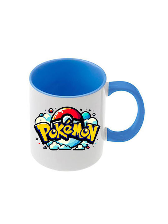 Κούπα Pokemon Γαλάζια Λαβή Εσωτερικό