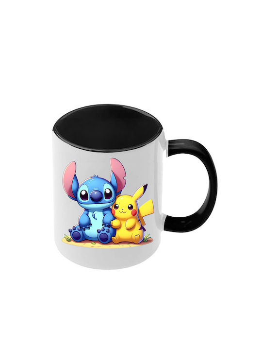 Κούπα Pokemon Μαύρη Λαβή Εσωτερικό