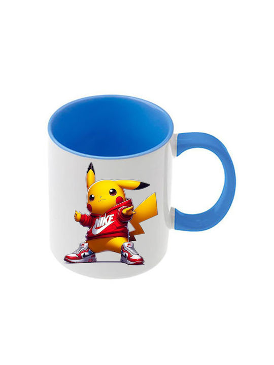Κούπα Pokemon Γαλάζια Λαβή Εσωτερικό