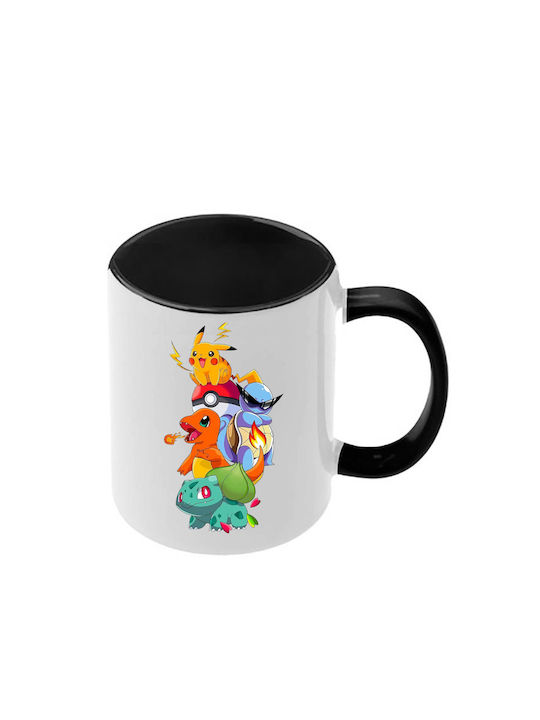 Κούπα Pokemon Μαύρη Λαβή Εσωτερικό