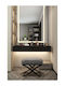 Wooden Console Black Length 120cm Width 18cm Height 18cm