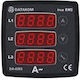 Datakom Ampermetru Panou Electric Digital Trifazat 01.034.0210