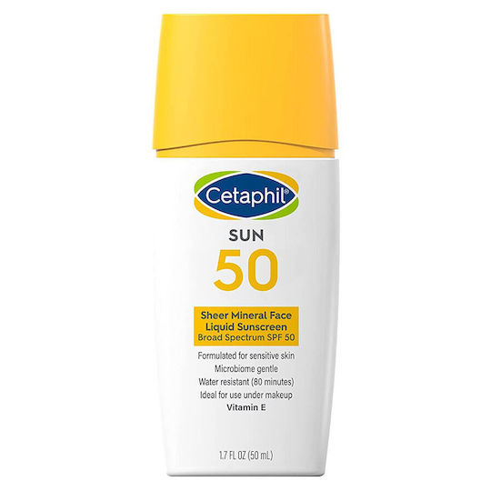 Cetaphil Sheer Mineral Față Lichidă Cremă Antisolară SPF50 50ml