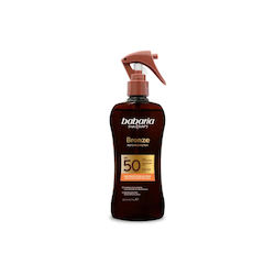Ulei Spray Cu Protecție Solară Înaltă Spf 50+ Uva Uvb Efect De Bronzer Fotoprotector 200 Ml