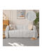 My Home Luxury Throws Set 3 pcs Silver