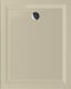 Sanitec Flat Classic Acrylic Shower 100x80cm White
