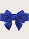 Wide Elastic Women's Blue Belt