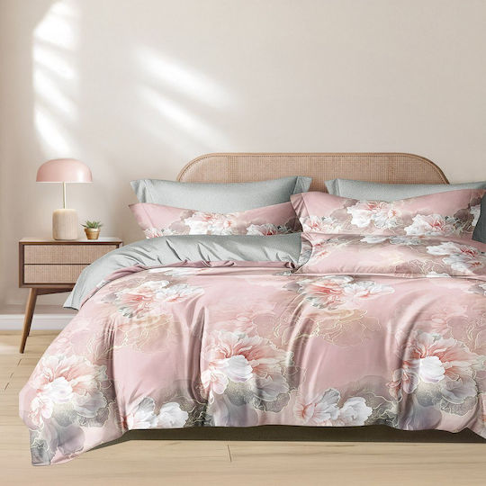 Rythmos Set Quilt Super Double 220x240cm Kiku Multi 3pcs