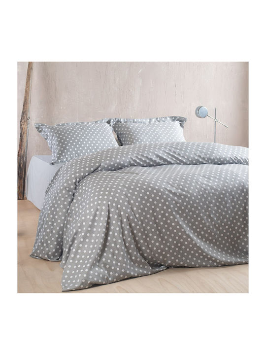 Rythmos Quilt Set Double 220x240cm Coquette Gre...