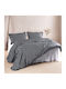 Rythmos Quilt Set Double 220x240cm Coquette Black 3pcs